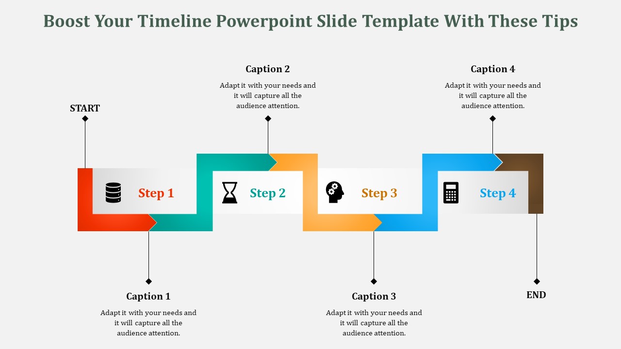 Adaptive Timeline PowerPoint Slide Template Designs